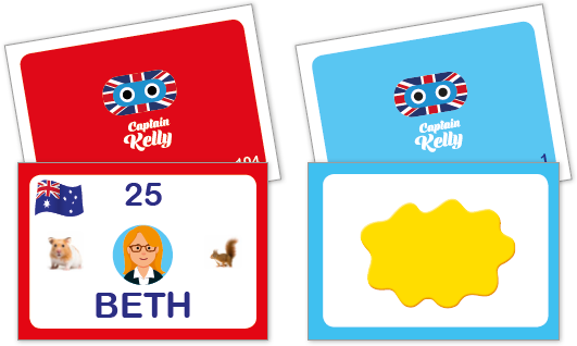 Illustration des flashcards