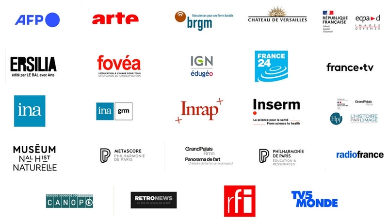 Logo des partenaires de l'offre Lumni Enseignement - la liste est disponible au format texte dans l'onglet transcription